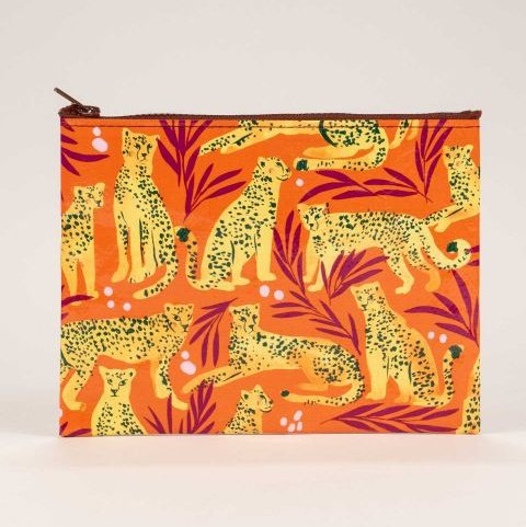 Cheetah Zipper Pouch