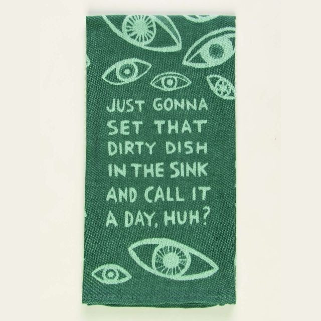 Dish In The Sink Dish Towel