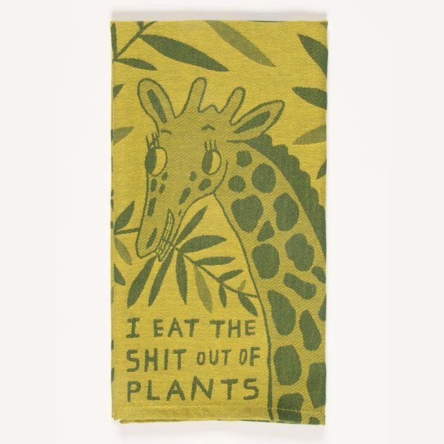 Eat Shit Out Of Plants Dish Towel