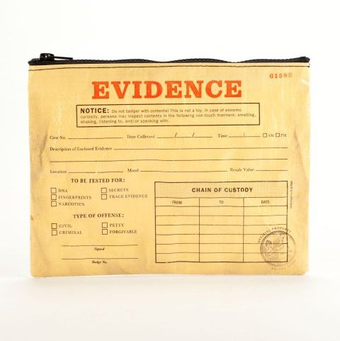 Evidence Zipper Pouch