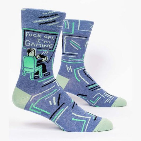 Fuck Off, I'm Gaming Men's Socks