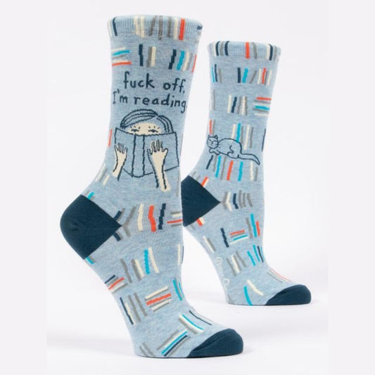 Fuck Off, I'm Reading Crew Socks