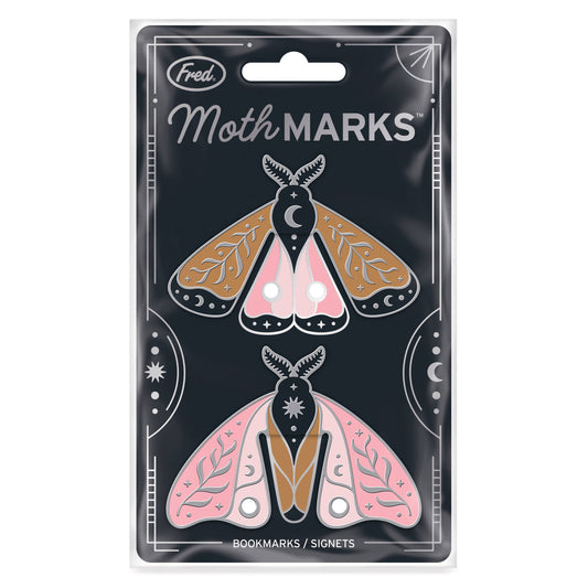 MOTH MARKS - Celestial Moth Bookmarks - The Feral Market