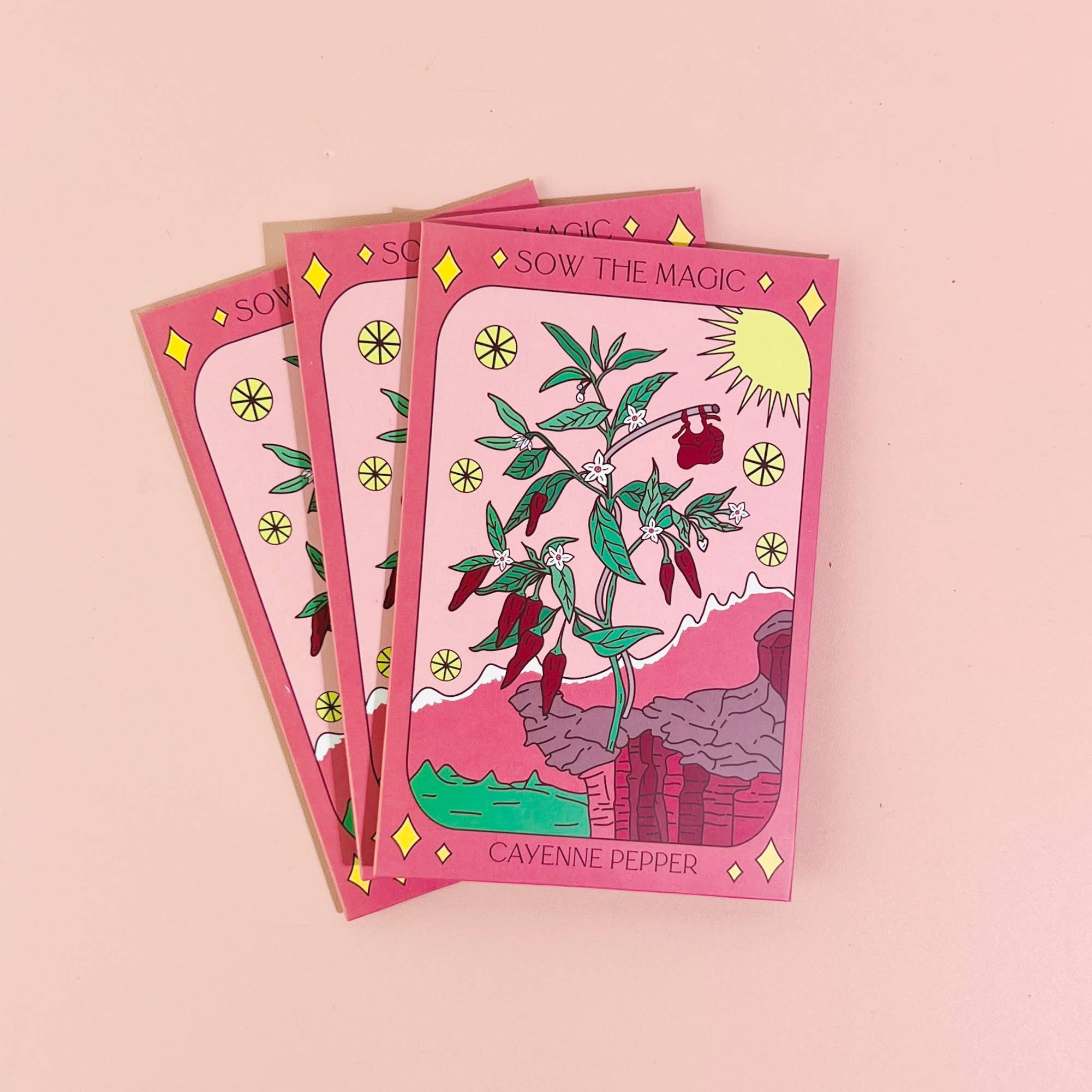 Cayenne Pepper Tarot Garden + Gift Seed Packet