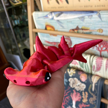 3D Printed Hammerhead Shark *Rose/Gold*