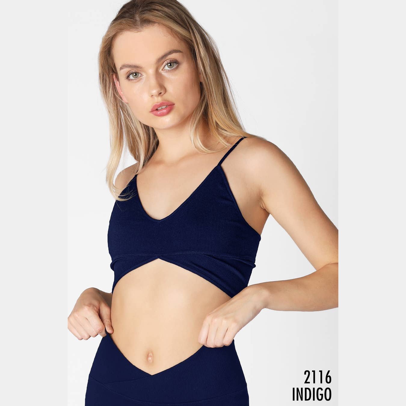 Ribbed Triangle Bralette