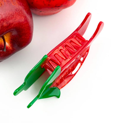 Red Chili Pepper Hair Claw Clip - The Feral Market