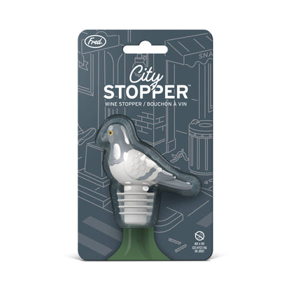 CITY STOPPER Pigeon Bottle Stopper