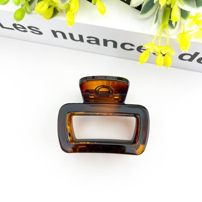 Square Thickened Hair Clip, Gradient Claw Clip
