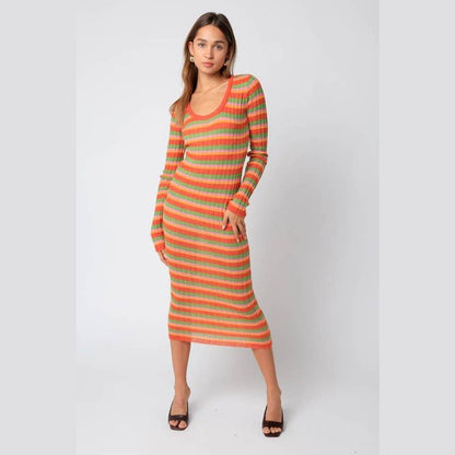 Marley Striped Dress - The Feral Market