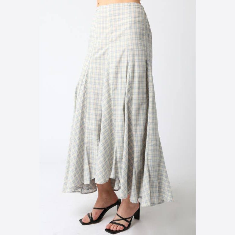Lisa Checkered Skirt