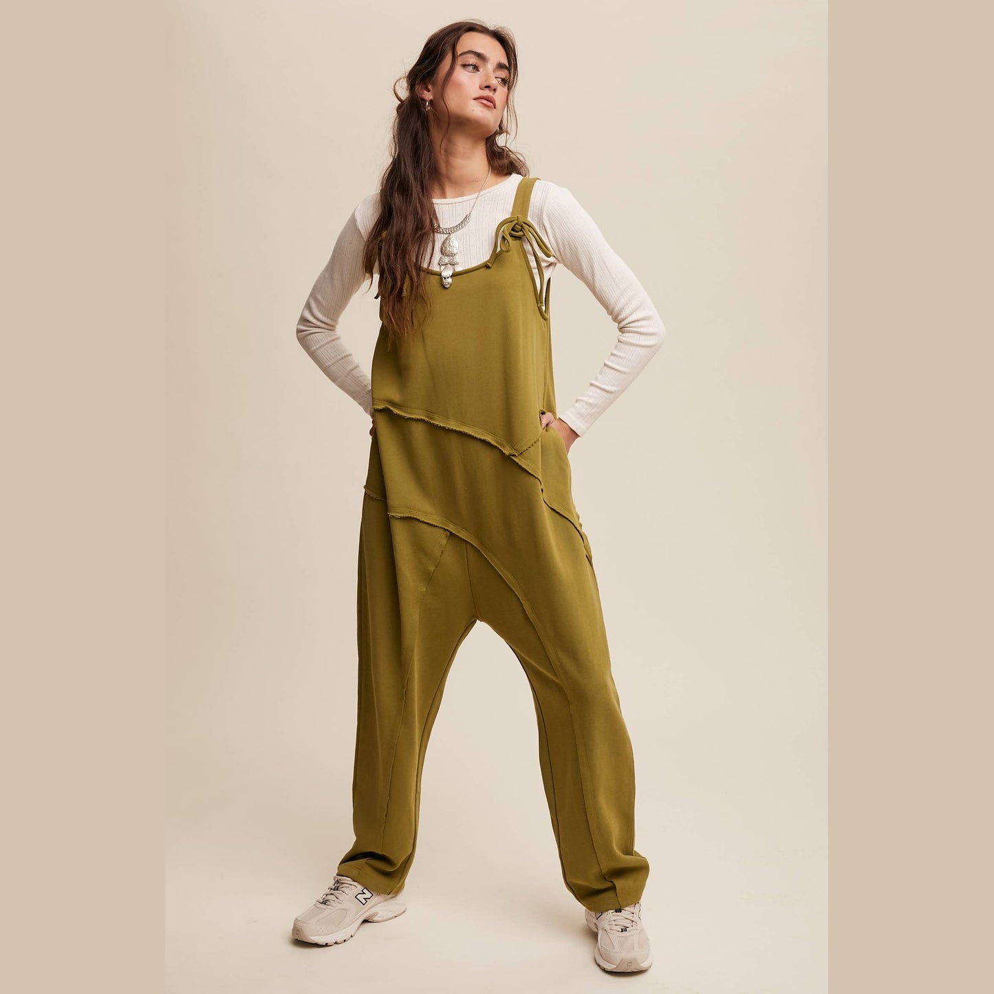 Asymmetrical Layered Jumpsuit