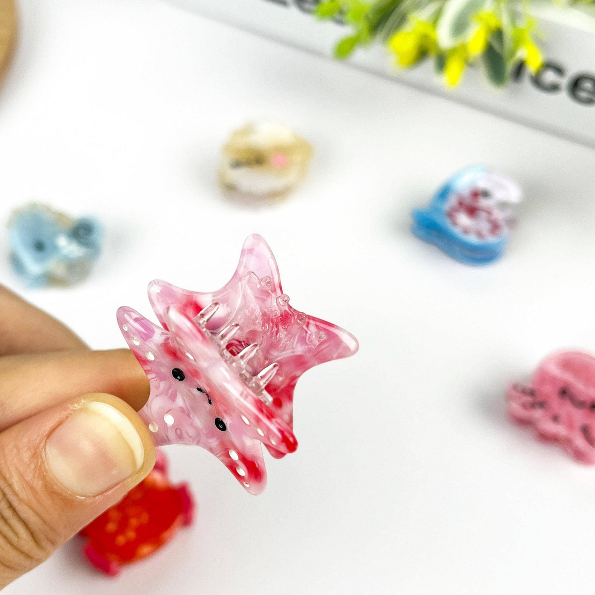 Cute Mini Hair Claw Clip, Marine Animal Hair Clip - The Feral Market