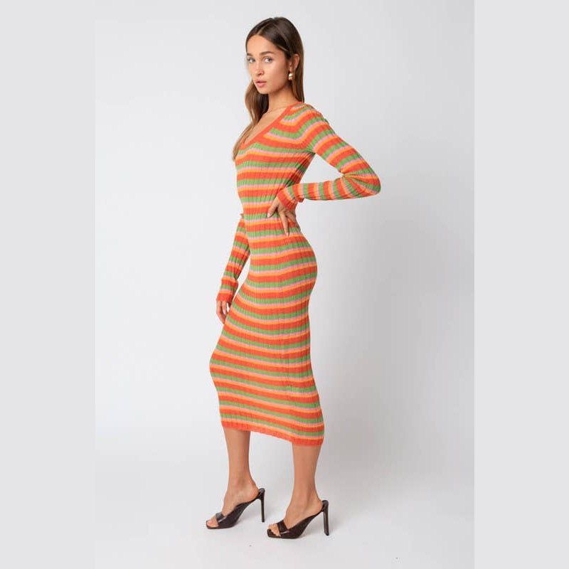 Marley Striped Dress - The Feral Market
