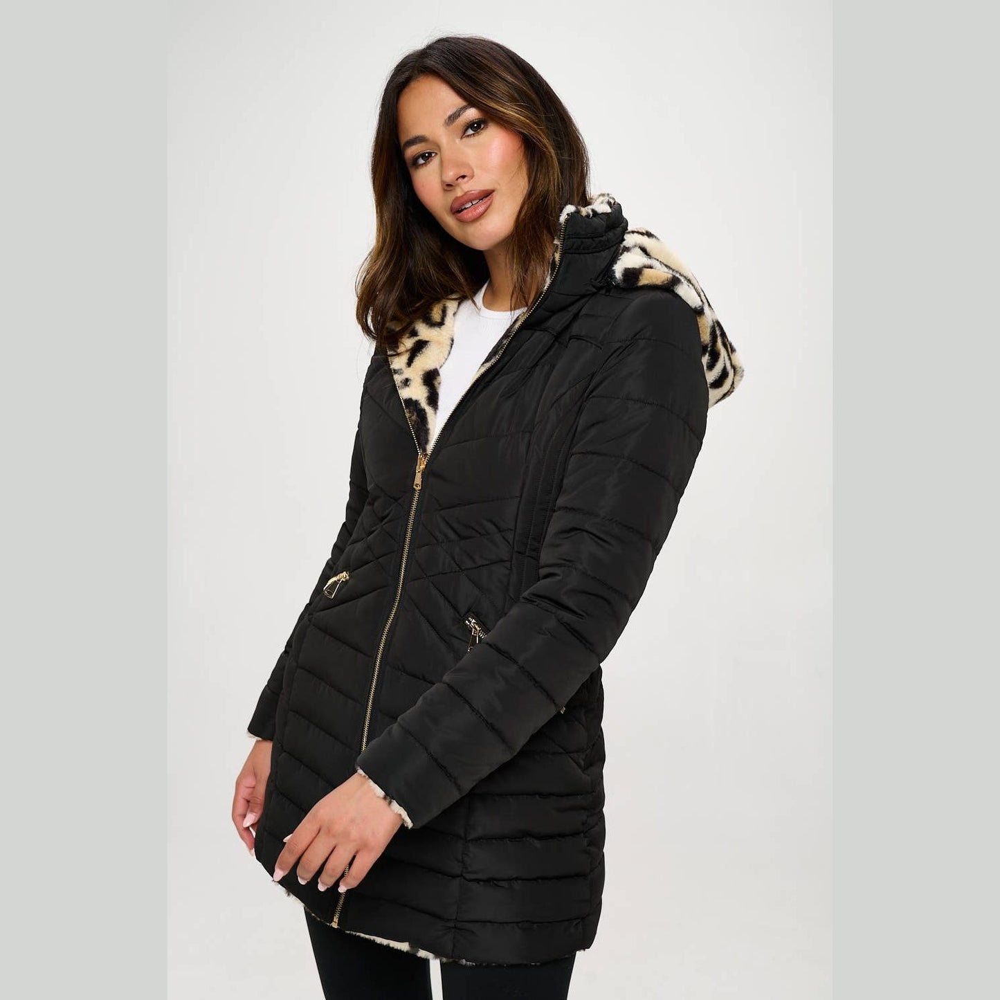 Wild Reversible Vegan Luxe Puffer