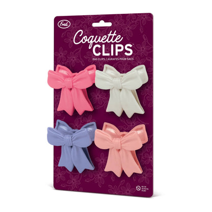 COQUETTE CLIPS -  Bow Bag Clips - Set of 4 - The Feral Market