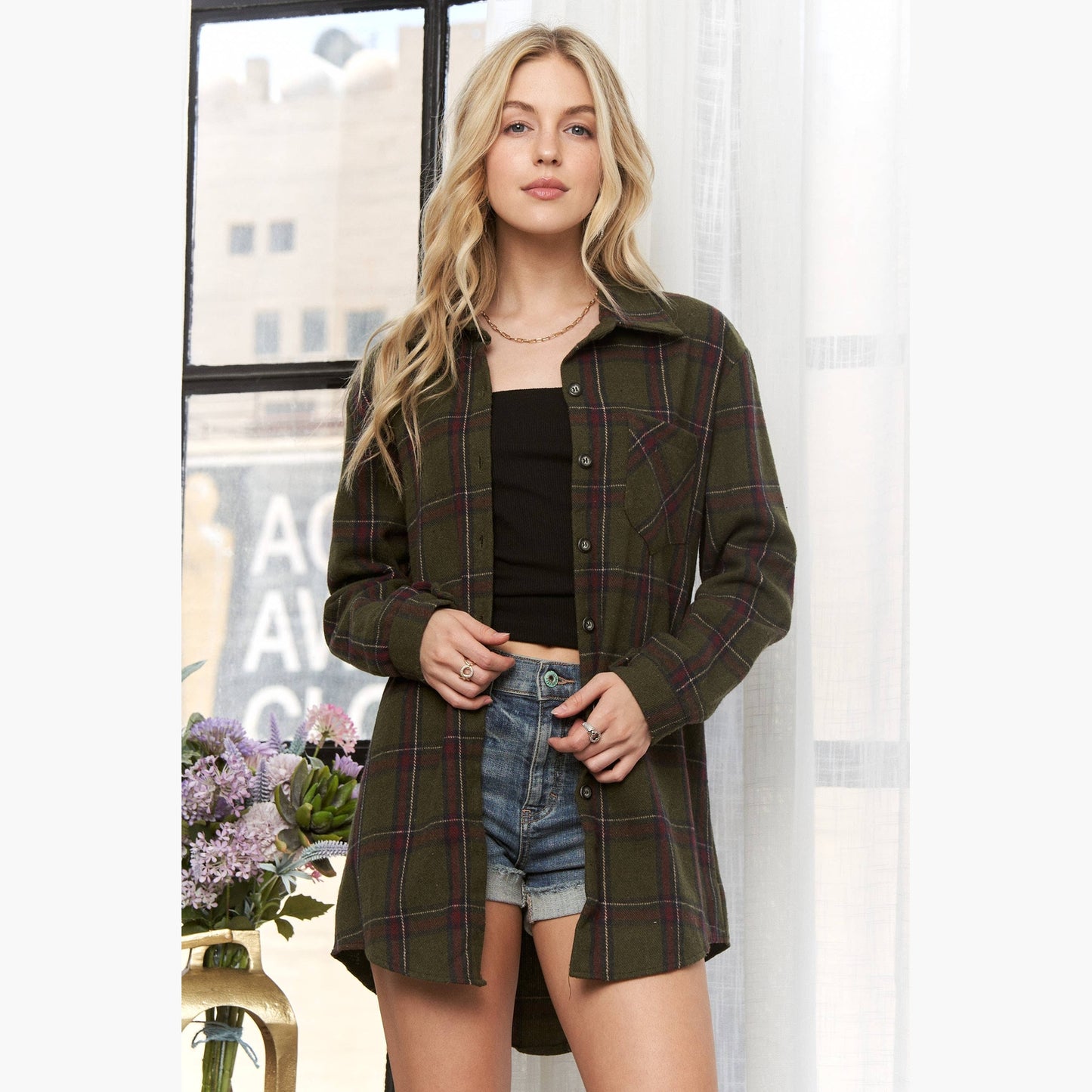 Cozy Plaid Flannel Shirt