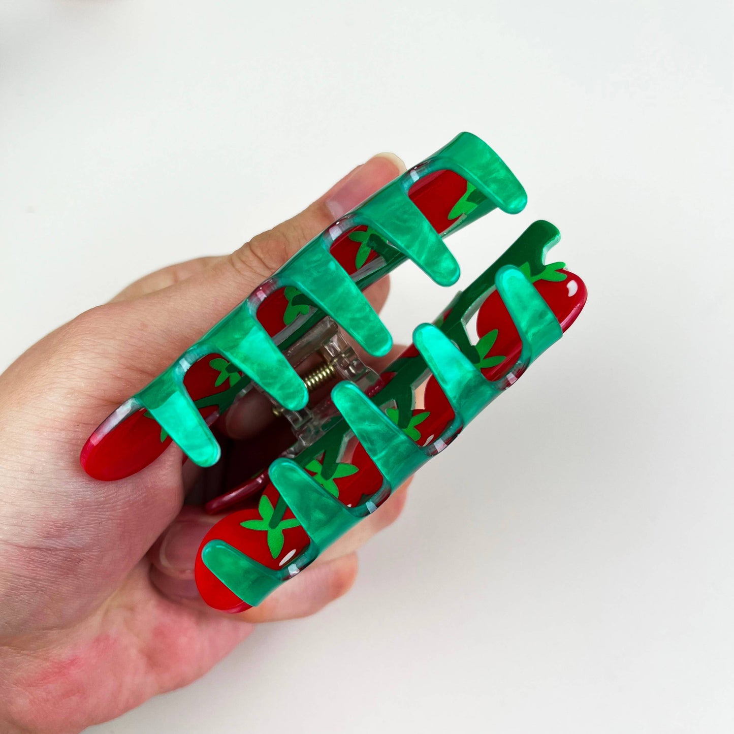 Cartoon Fruit Hair Clips Tomato Claw Clip