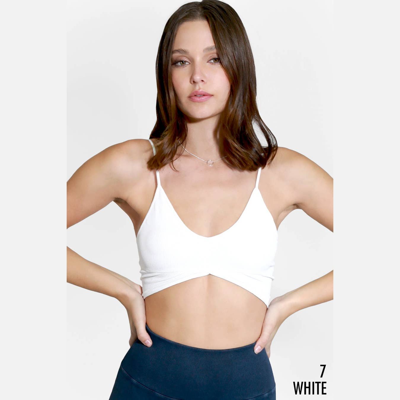 Ribbed Triangle Bralette