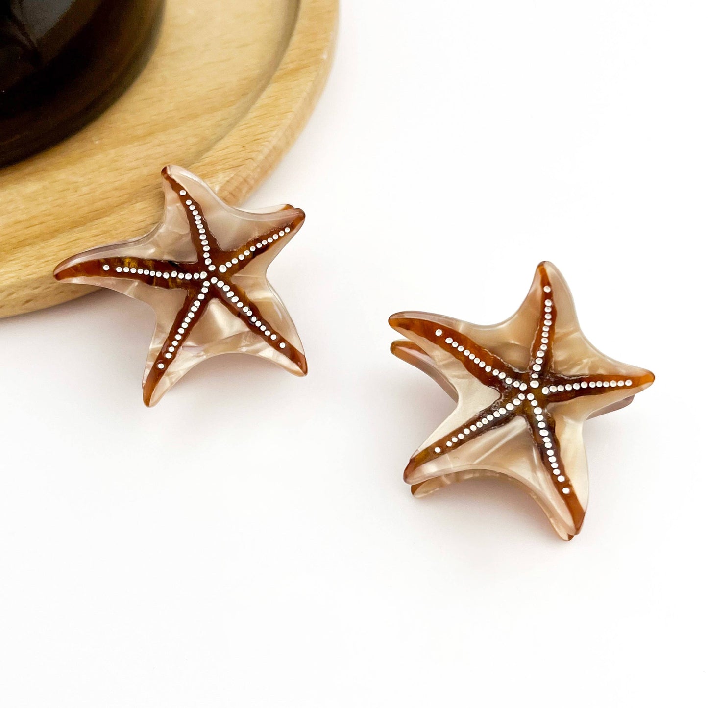 Starfish Hair Clip, Acetate Claw Clip