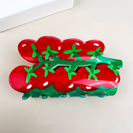 Cartoon Fruit Hair Clips Tomato Claw Clip