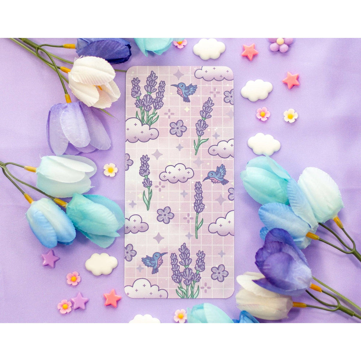 Lavender Dreams Reading Log Bookmark