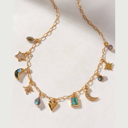 Still Lost In The Cosmos Charm Necklace