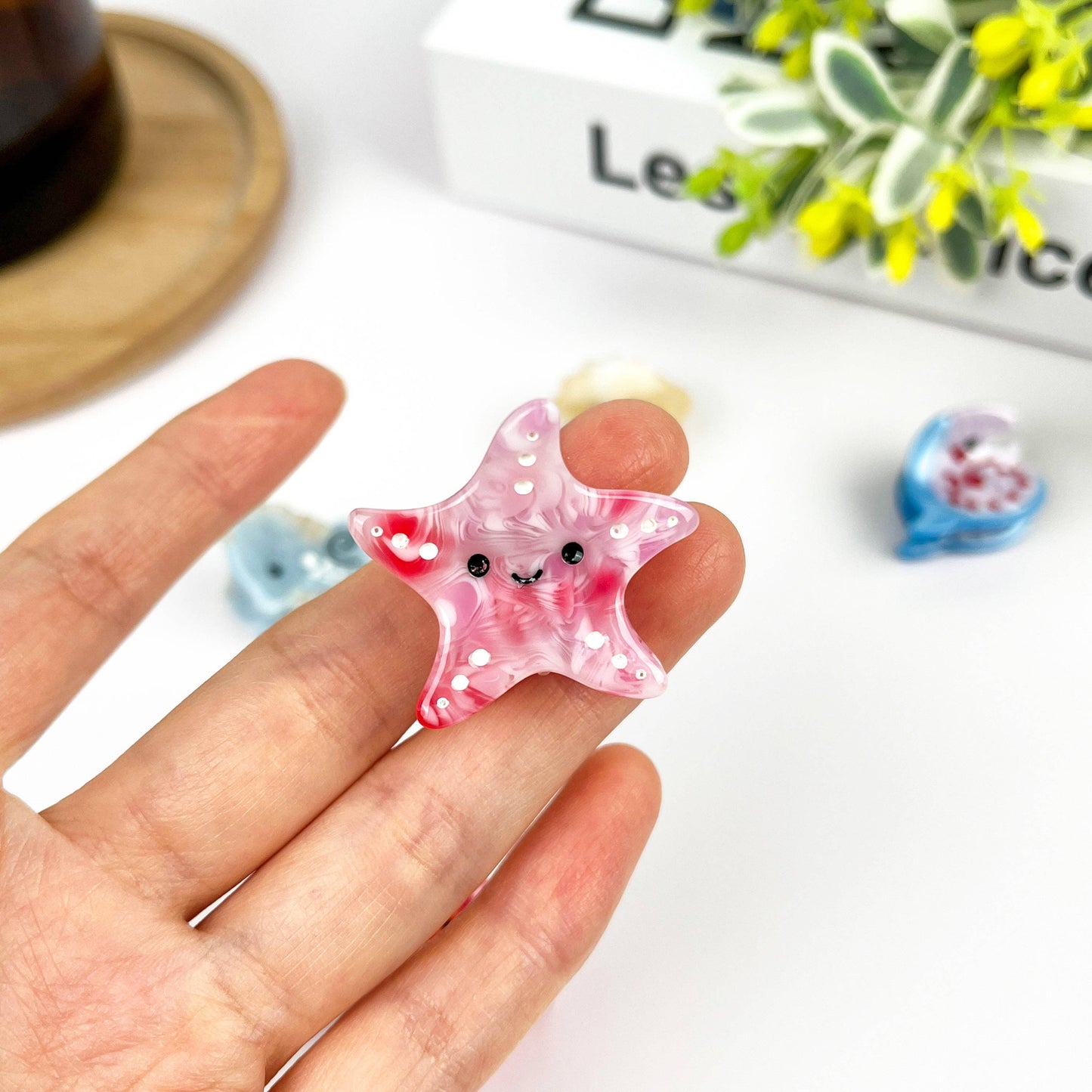 Cute Mini Hair Claw Clip, Marine Animal Hair Clip - The Feral Market