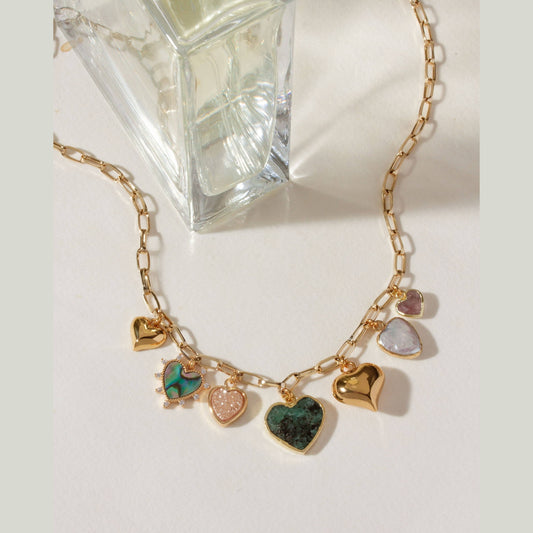 Earth's Heartbeat Charm Necklace