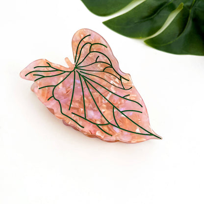 Lotus Leaf Hair Claw Clip, Elegant Acetate Leaf Hair Clip - The Feral Market