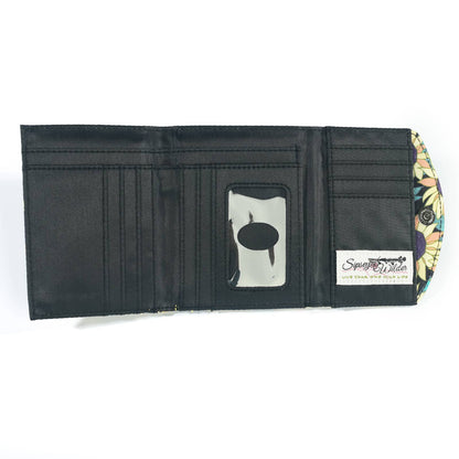 Sunflower Fields Trifold Wallet