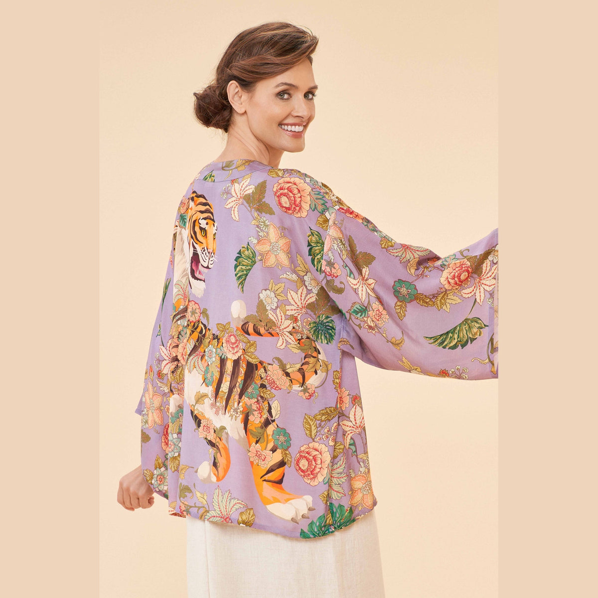 Prancing Tiger Kimono Jacket