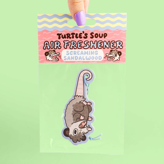 Dangling Opossum, Possum, Car Decor, Cute, Air Freshener - The Feral Market