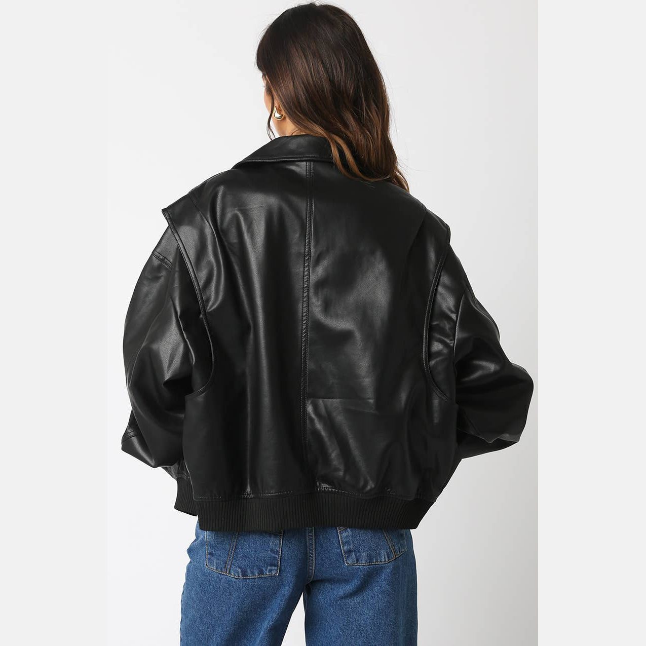 Kaylee Pu Bomber Jacket - The Feral Market