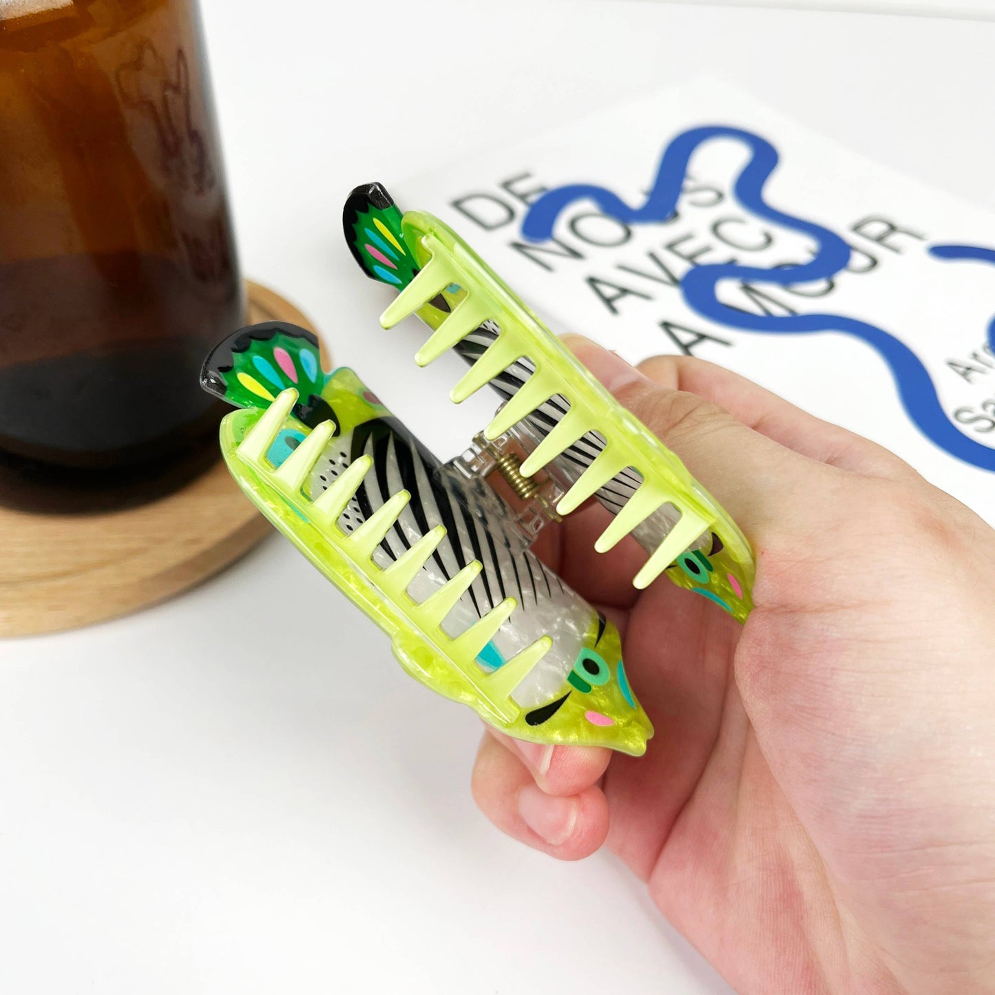 Fish Claw Clip, Marine Life Hair Clip