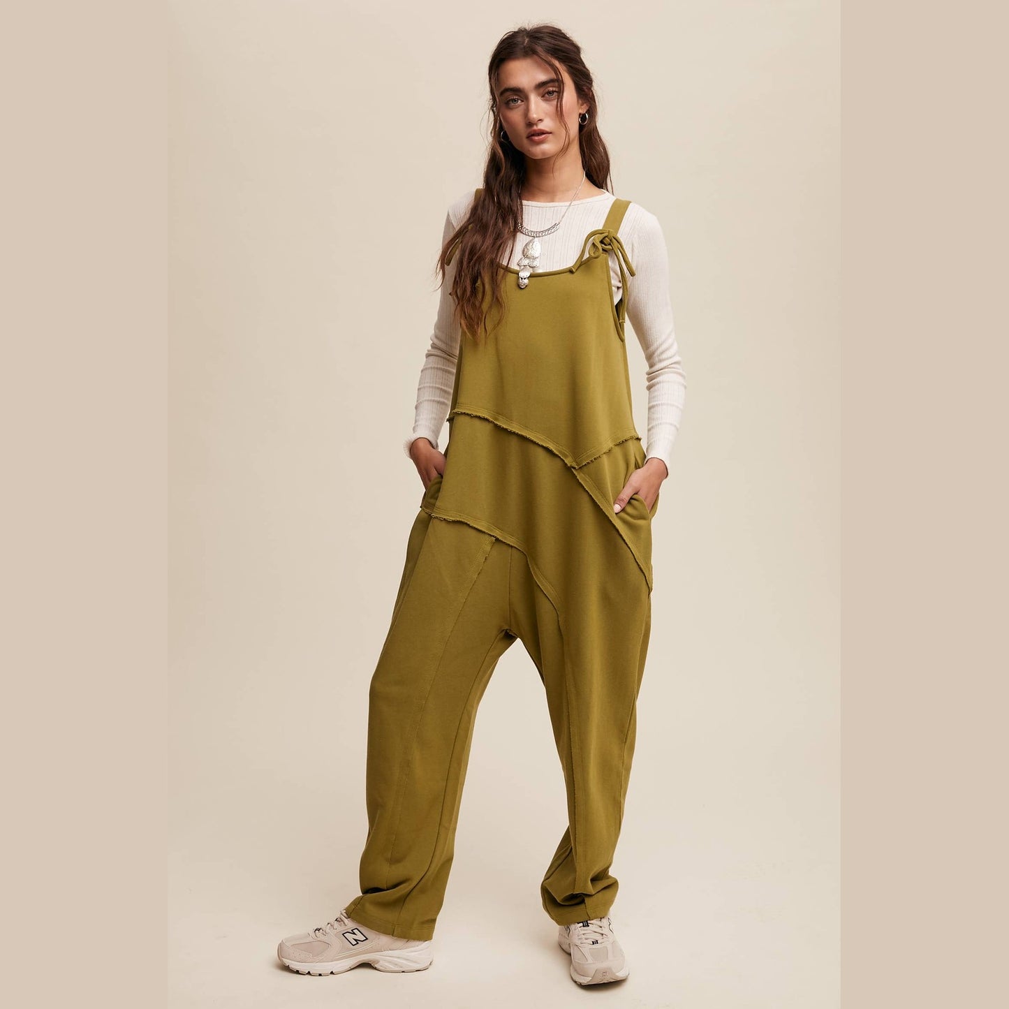 Asymmetrical Layered Jumpsuit