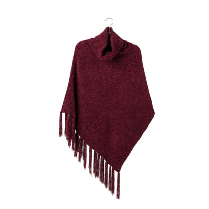 Britt's Knits Beyond Soft Cowl Neck Poncho