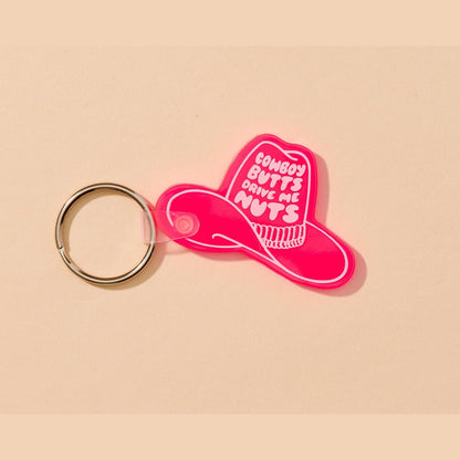 Cowboy Butts PVC Keychain - Bag Charm