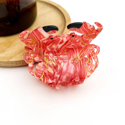 Cute Bread Crab Hair Claw Clip, Acetate Hair Clip - The Feral Market