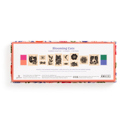 Blooming Cats Rubber Stamp Set - The Feral Market
