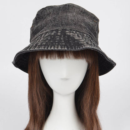 Washed Denim Bucket Hat