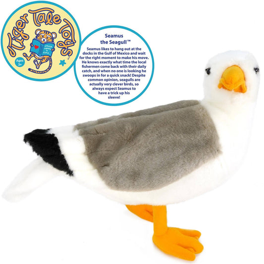 Seamus The Seagull | 12 Inch Stuffed Animal Plush | By TigerHart Toys