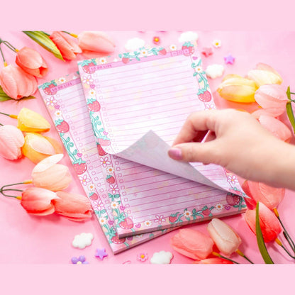 Strawberries To Do List Planner Pad