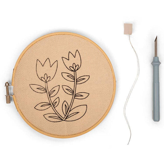 Tulips Punch Needle Kit