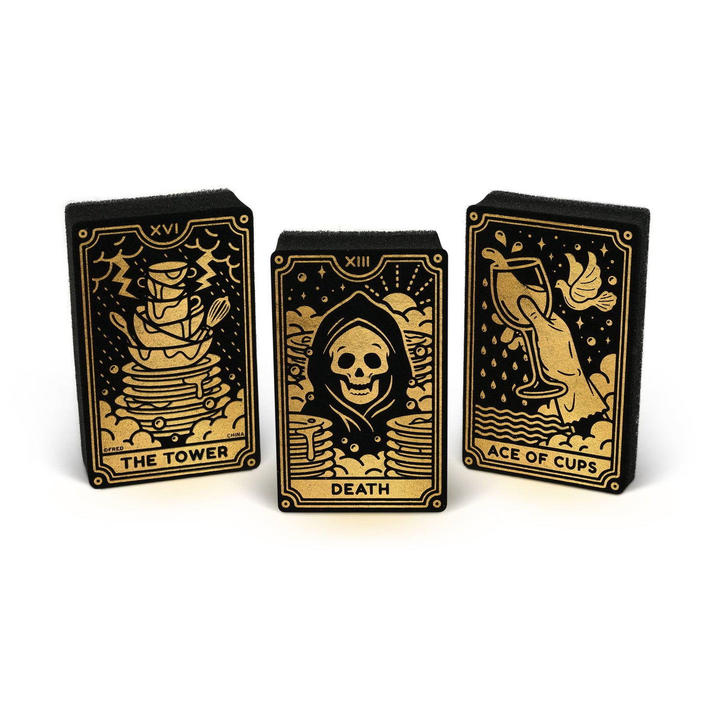 Sponges - CLEAN FATE - Tarot Card Designs, Metallic