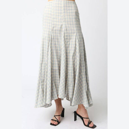 Lisa Checkered Skirt