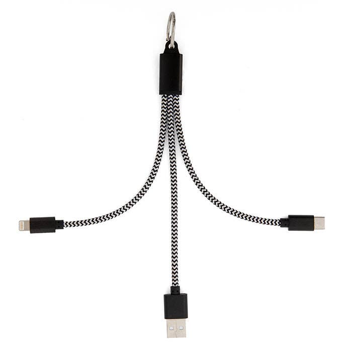 3-in-1 Charging Keyring