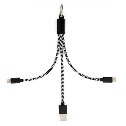 3-in-1 Charging Keyring
