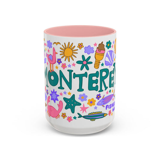 Monterey - *BIG* Coffee Mug (15oz, PINK) - The Feral Market