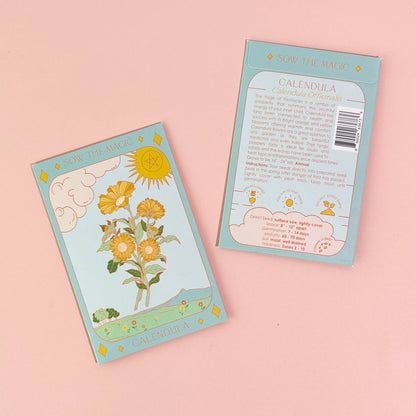 Calendula Tarot Seed Packet